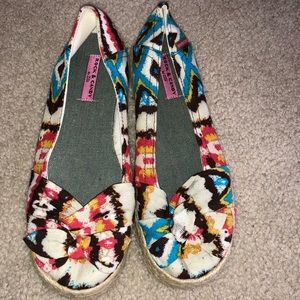 Colorful canvas shoes!